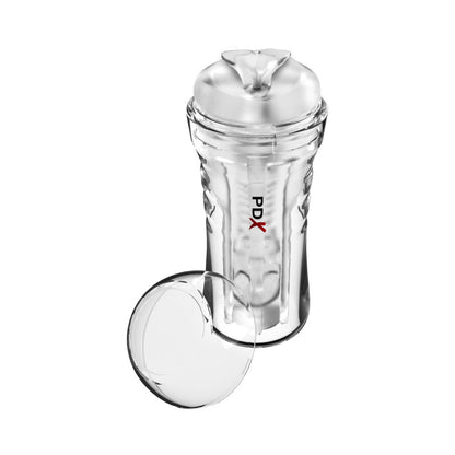 PDX BRANDS - PDX EXTREME WET PUSSIES SUPER LUSCIOUS LIPS SELF-LUBRICATING STROKER FROSTED