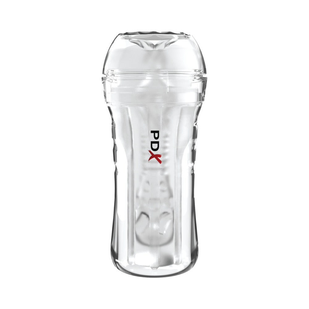 PDX BRANDS - PDX EXTREME WET PUSSIES SUPER LUSCIOUS LIPS SELF-LUBRICATING STROKER FROSTED