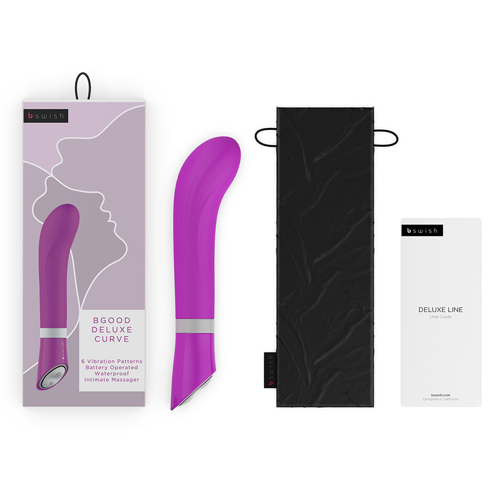 B SWISH - BGOOD DELUXE CURVE VIBRATOR VIOLET