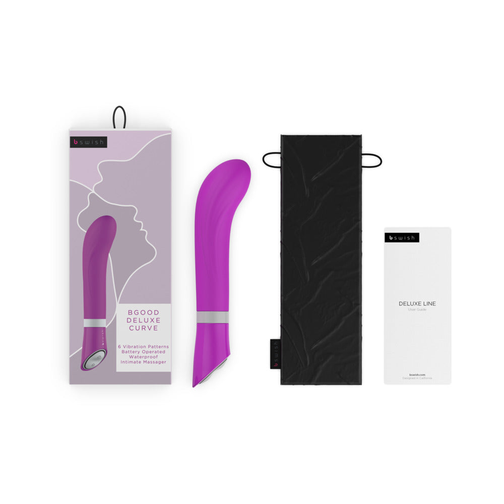 B SWISH - BGOOD DELUXE CURVE VIBRATOR VIOLET