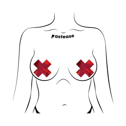 PASTEASE - EVERYDAY REUSABLE LIQUID RED CROSS NIPPLE PASTIES
