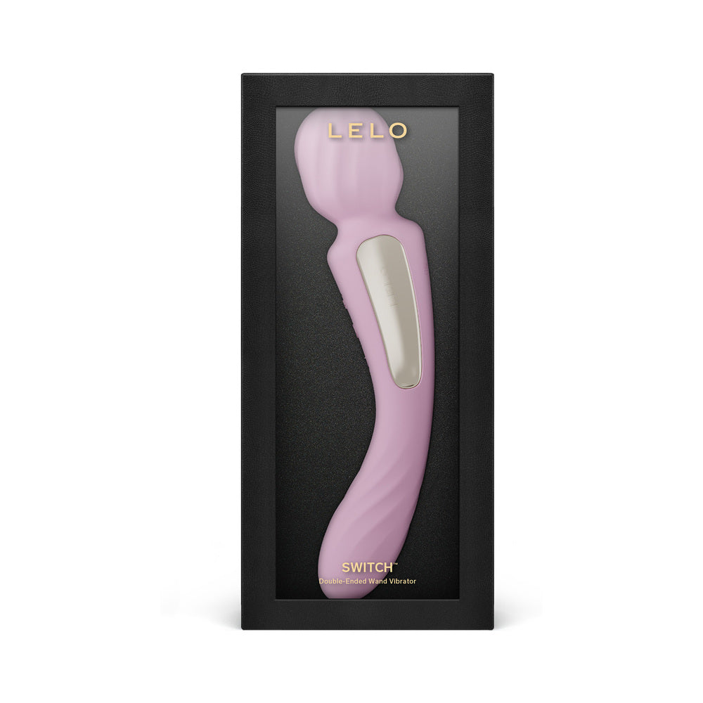 LELO - SWITCH DOUBLE-SIDED WAND VIBRATOR SOFT PINK