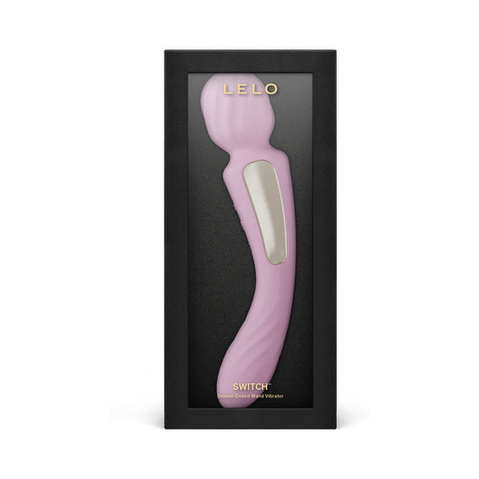 LELO - SWITCH DOUBLE-SIDED WAND VIBRATOR SOFT PINK