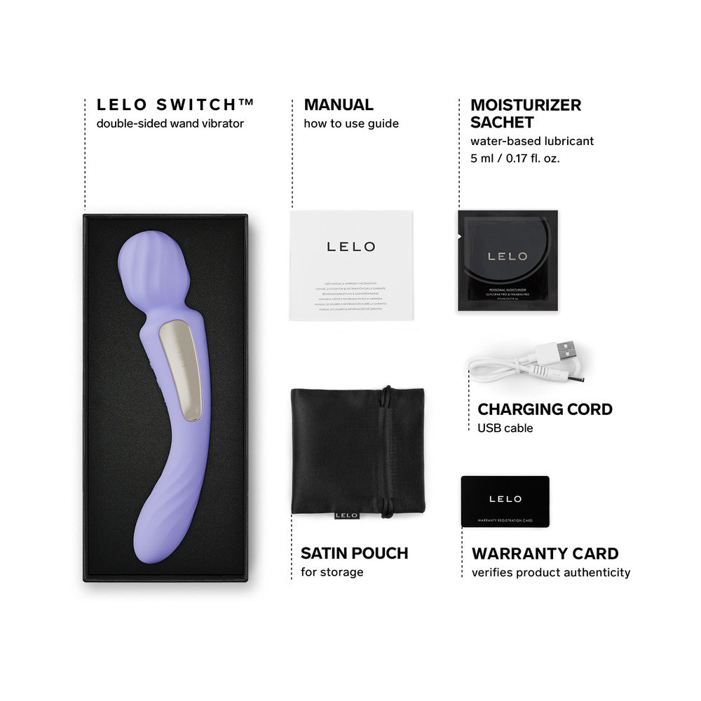 LELO - SWITCH DOUBLE SIDED WAND VIBRATOR