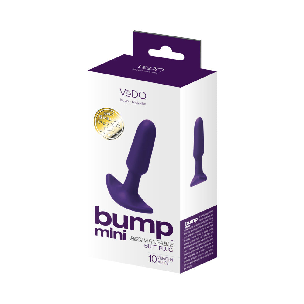 VEDO - BUMP MINI RECHARGEABLE ANAL PLUG
