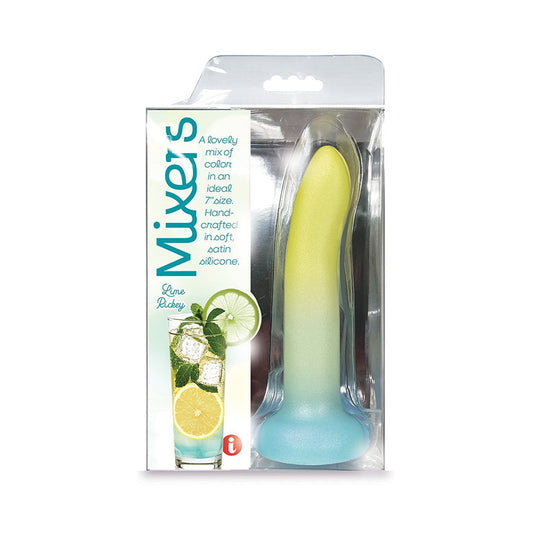 ICON BRANDS - MIXERS 8 IN. SILICONE DILDO LIME RICKEY