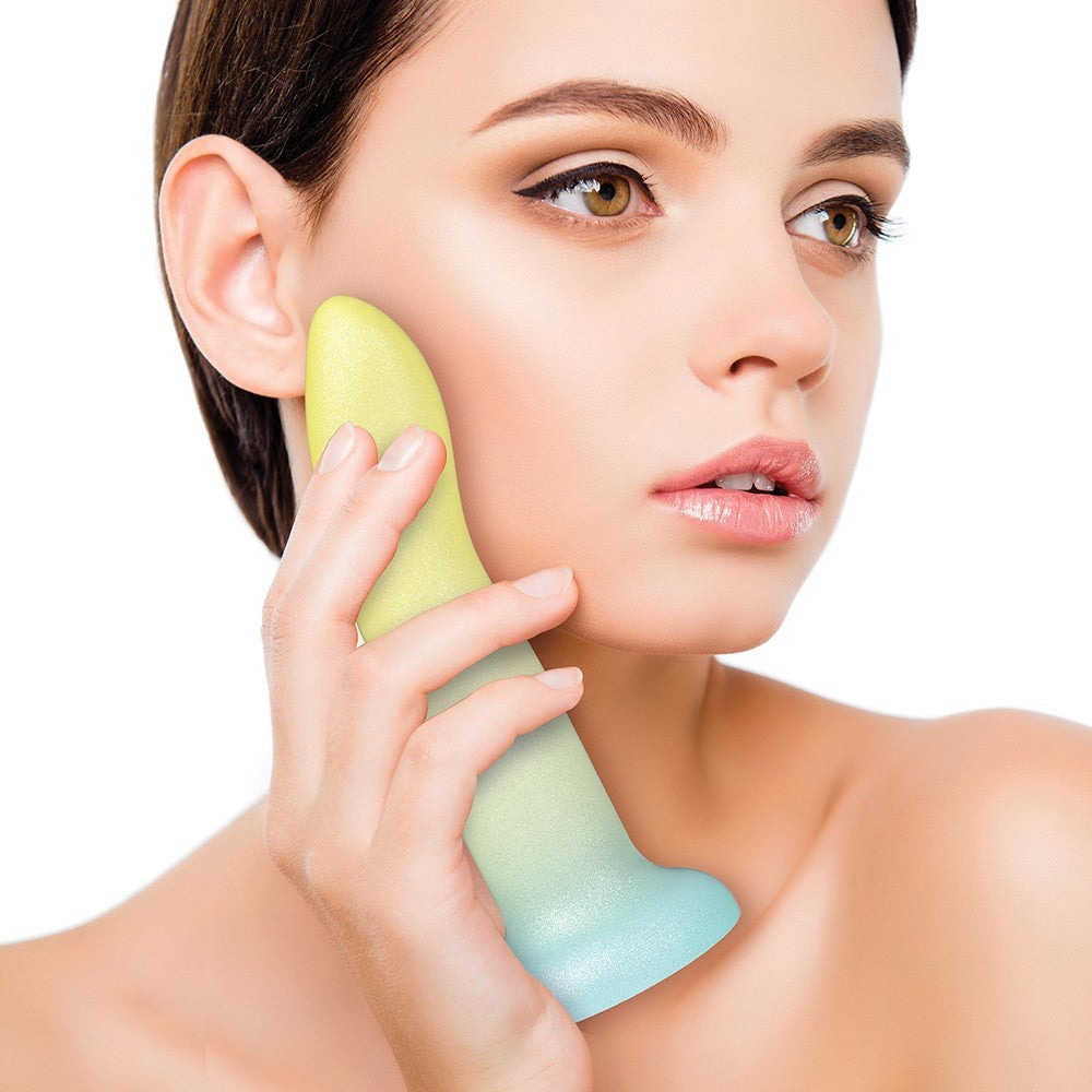 ICON BRANDS - MIXERS 8 IN. SILICONE DILDO LIME RICKEY