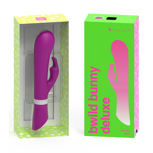 B SWISH BWILD DELUXE BUNNY VIBRATOR RASPBERRY
