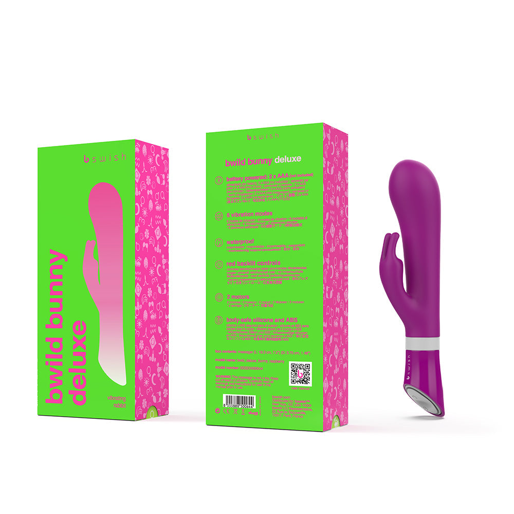 B SWISH BWILD DELUXE BUNNY VIBRATOR RASPBERRY