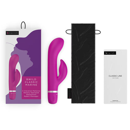 B SWISH BWILD CLASSIC MARINE VIBRATOR CERISE