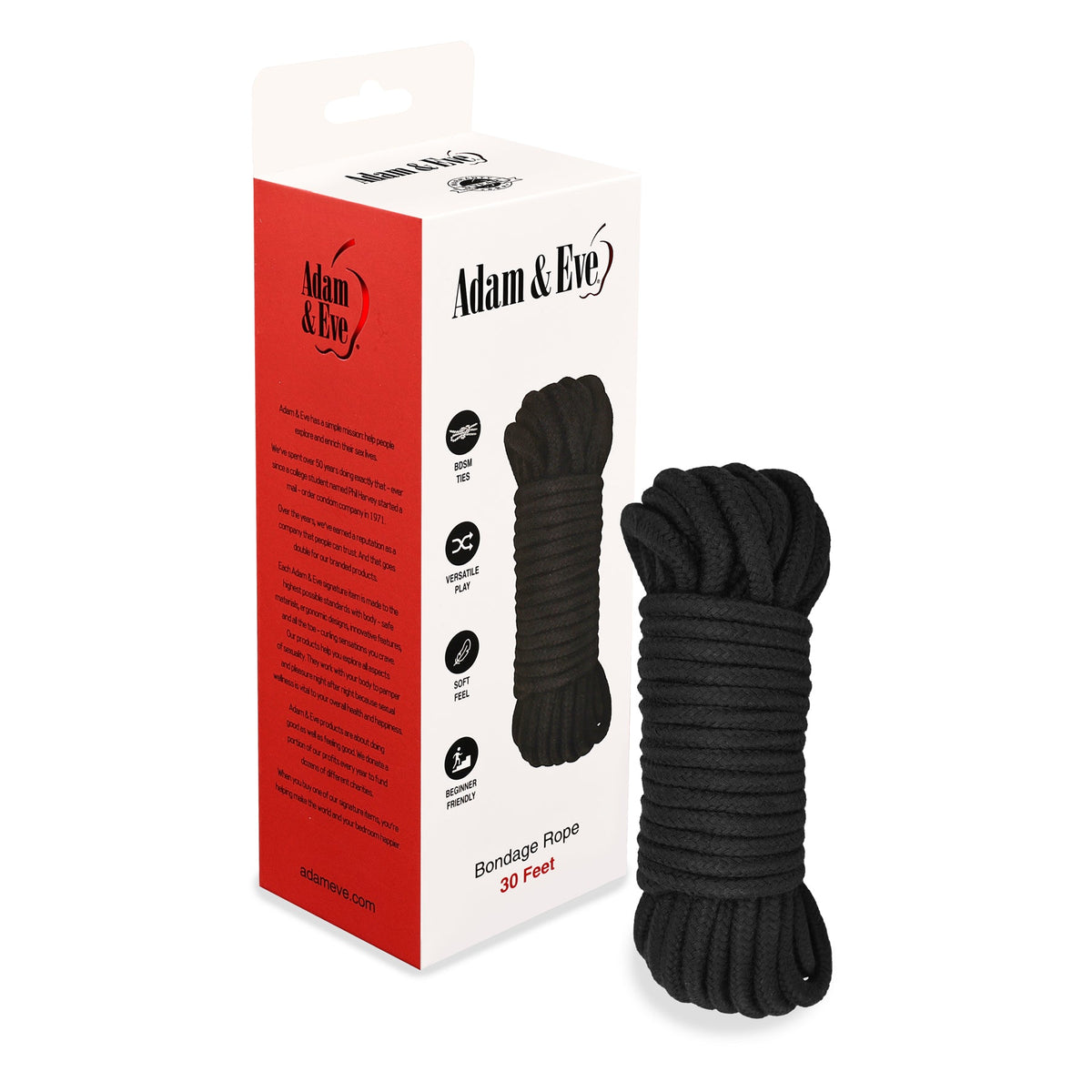 ADAM & EVE - BONDAGE ROPE 30 FT.