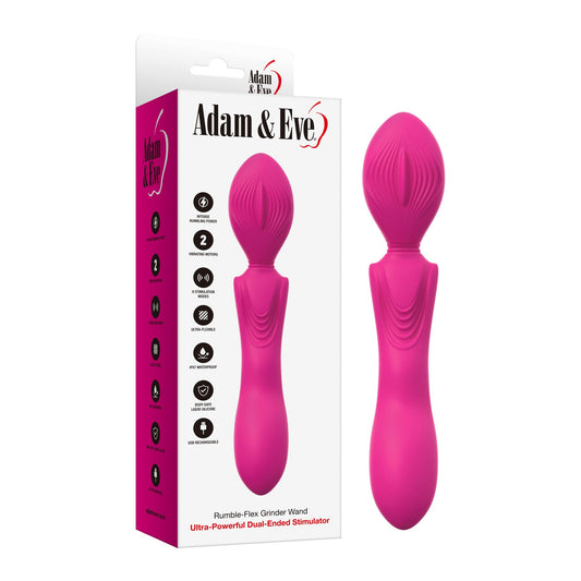 ADAM & EVE - RUMBLE-FLEX GRINDER WAND ULTRA-POWERFUL DUAL-ENDED STIMULATOR