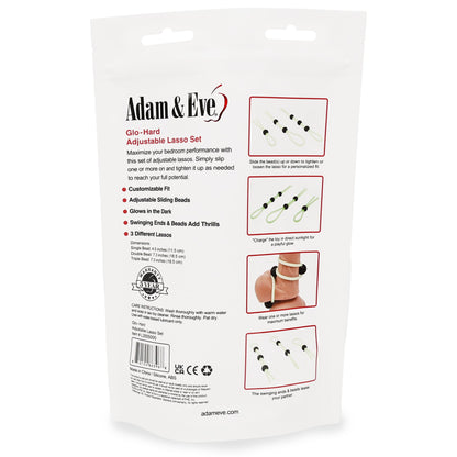 ADAM & EVE - GLO-HARD ADJUSTABLE LASSO SET