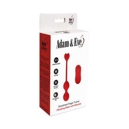 ADAM & EVE - SWEETHEART KEGEL TRAINER VIBRATING BALLS WITH REMOTE