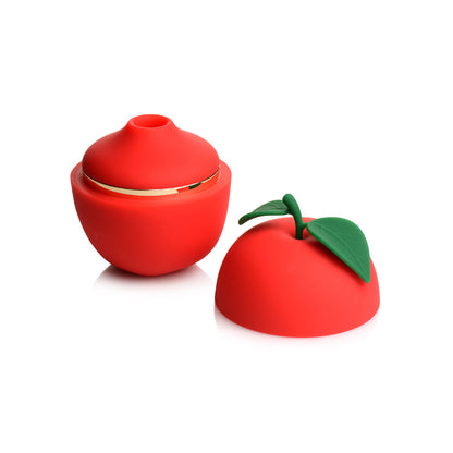 XR BRANDS - SHEGASM 6X FORBIDDEN APPLE SILICONE CLIT STIMULATOR
