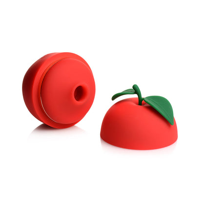 XR BRANDS - SHEGASM 6X FORBIDDEN APPLE SILICONE CLIT STIMULATOR