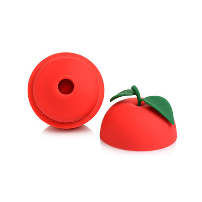 XR BRANDS - SHEGASM 6X FORBIDDEN APPLE SILICONE CLIT STIMULATOR