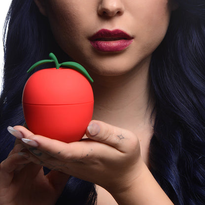 XR BRANDS - SHEGASM 6X FORBIDDEN APPLE SILICONE CLIT STIMULATOR