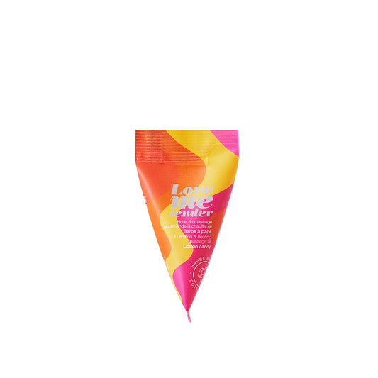 LOVELY PLANET - LOVE TO LOVE LOVE ME TENDER LUSCIOUS & HEATING MASSAGE OIL COTTON CANDY 12/BAG 0.33 OZ.