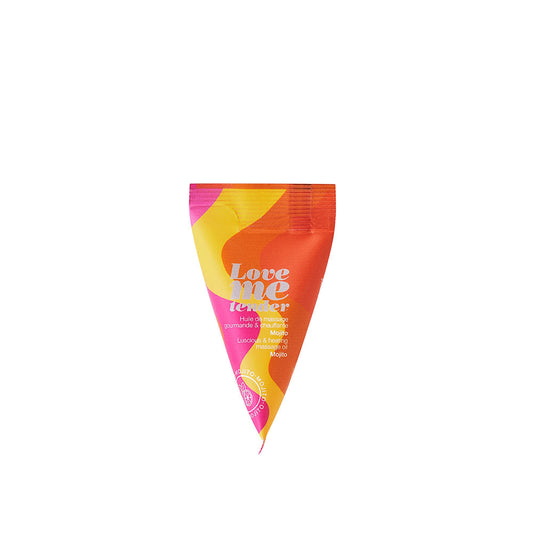 LOVELY PLANET - LOVE TO LOVE LOVE ME TENDER LUSCIOUS & HEATING MASSAGE OIL MOJITO 12/BAG 0.33 OZ.