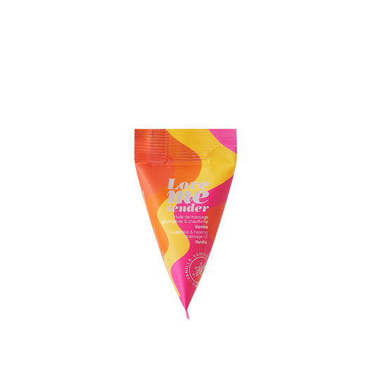 LOVELY PLANET - LOVE TO LOVE LOVE ME TENDER LUSCIOUS & HEATING MASSAGE OIL VANILLA 12/BAG 0.33 OZ.