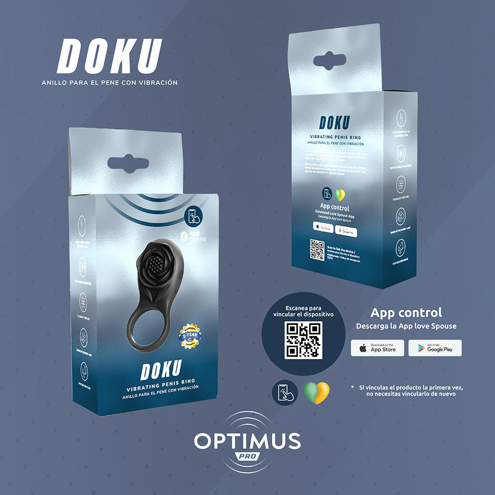 CAMTOYZ - VIBRATING RING WITH APP DOKU