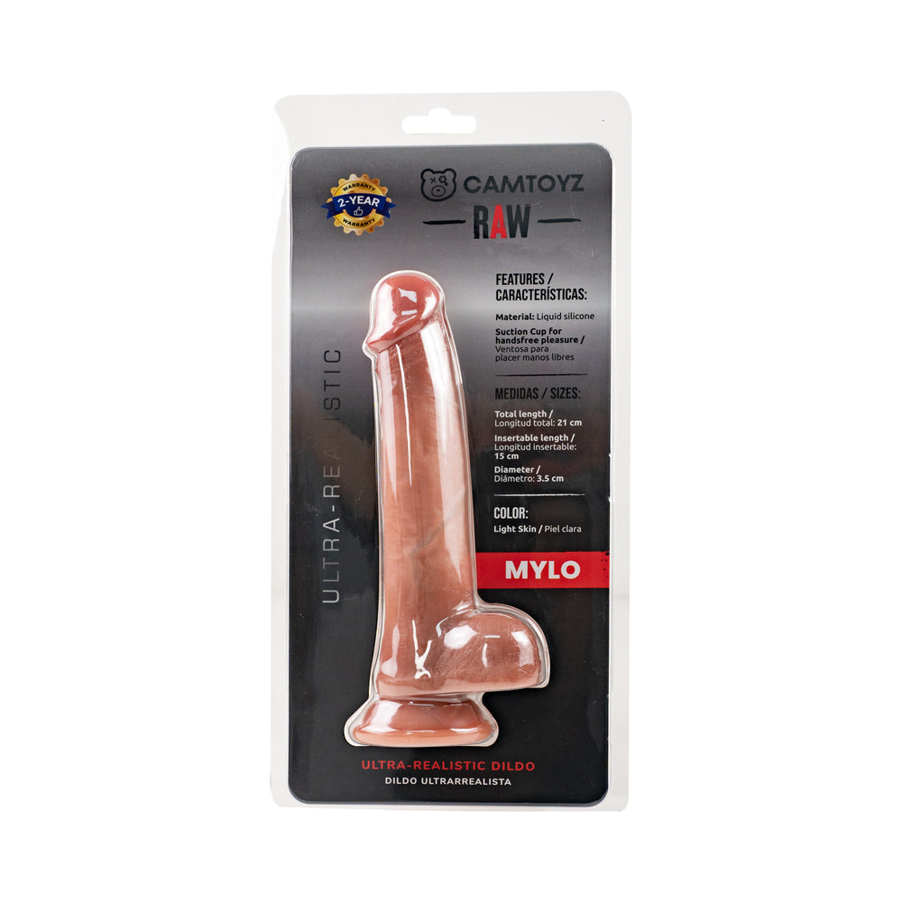 CAMTOYZ - RAW MYLO ULTRA-REALISTIC 8 IN. DILDO