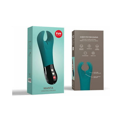 FUN FACTORY - MANTA VIBRATING STROKER DEEP BLUE
