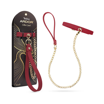 BLUSH - TEMPTASIA ARDOR COLLAR & LEASH RED