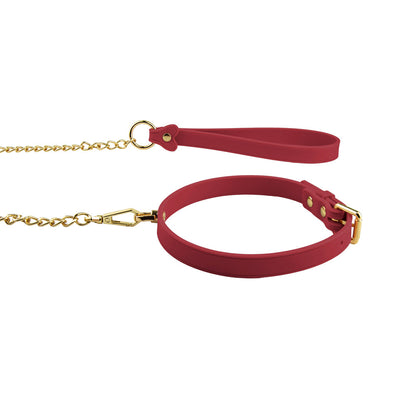 BLUSH - TEMPTASIA ARDOR COLLAR & LEASH RED
