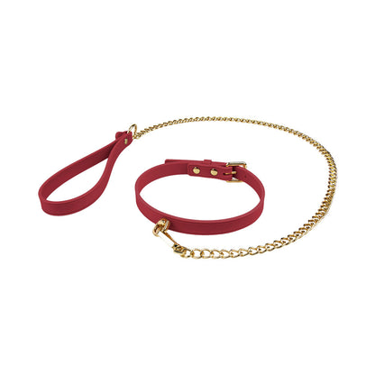 BLUSH - TEMPTASIA ARDOR COLLAR & LEASH RED
