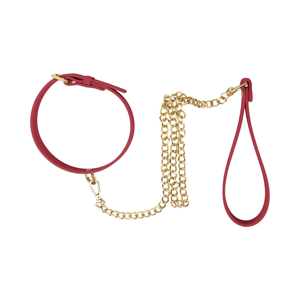 BLUSH - TEMPTASIA ARDOR COLLAR & LEASH RED