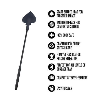 BLUSH - TEMPTASIA ARDOR SPADE CROP BLACK