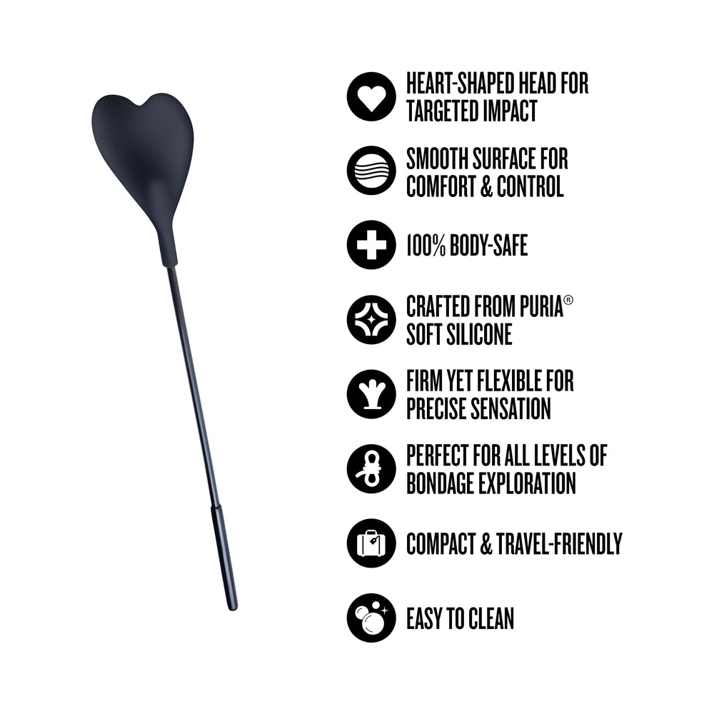 BLUSH - TEMPTASIA ARDOR HEART CROP BLACK