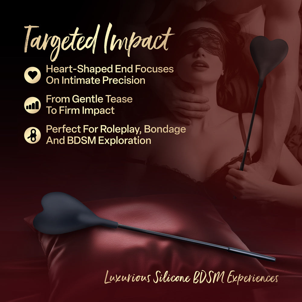 BLUSH - TEMPTASIA ARDOR HEART CROP BLACK