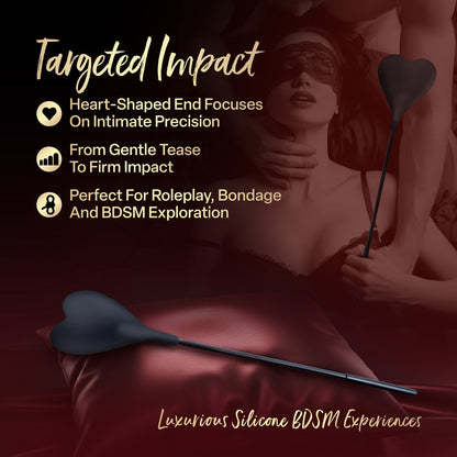 BLUSH - TEMPTASIA ARDOR HEART CROP BLACK