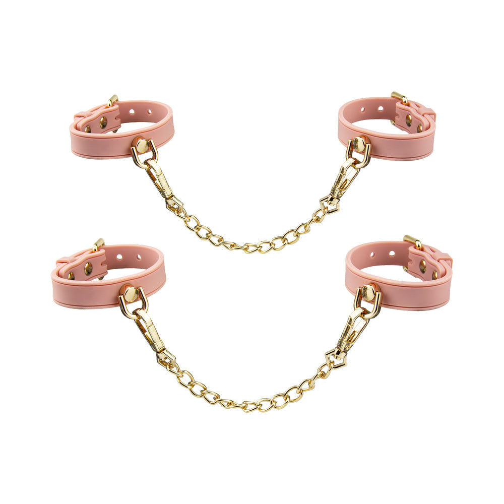 BLUSH - TEMPTASIA ARDOR WRIST & ANKLE RESTRAINTS PINK