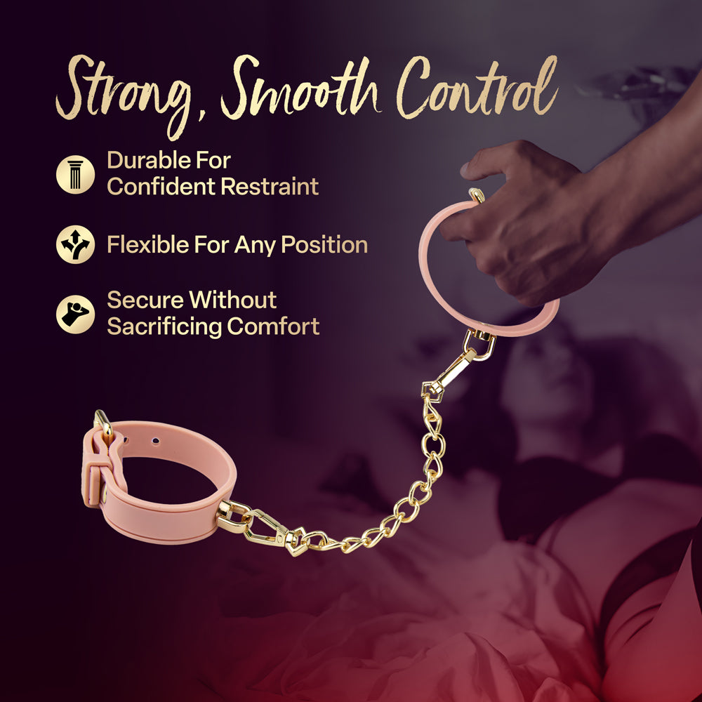 BLUSH - TEMPTASIA ARDOR WRIST & ANKLE RESTRAINTS PINK