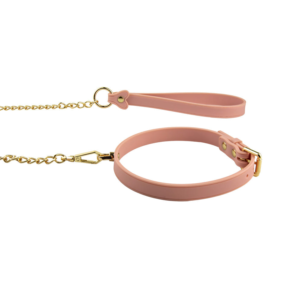 BLUSH - TEMPTASIA ARDOR COLLAR & LEASH PINK