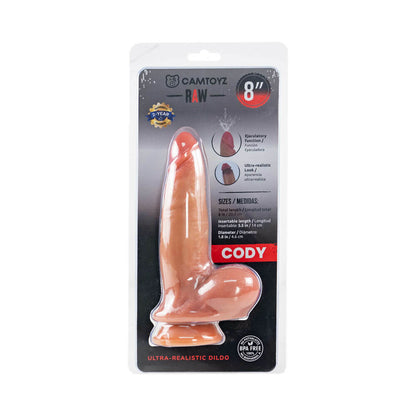 CAMTOYZ - ULTRA REALISTIC SQUIRTING DILDO CODY
