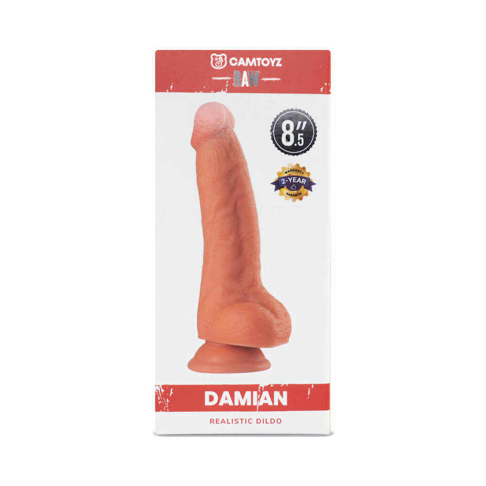CAMTOYZ - RAW DAMIAN REALISTIC 8.5 IN. DILDO
