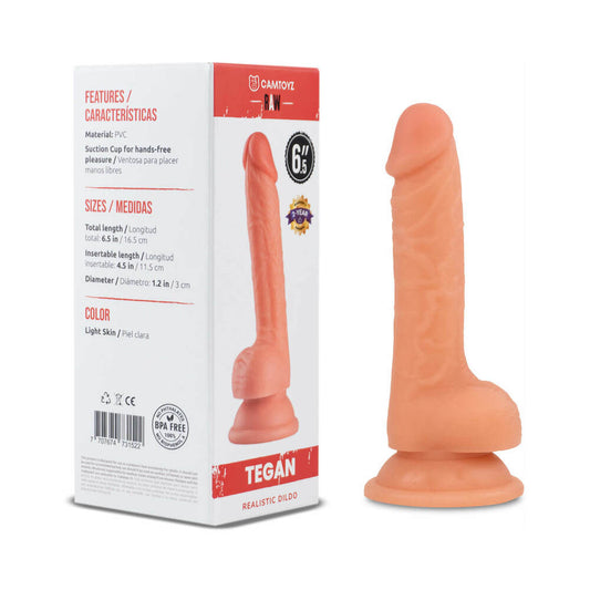 CAMTOYZ - RAW TEGAN REALISTIC 6.5 IN. DILDO