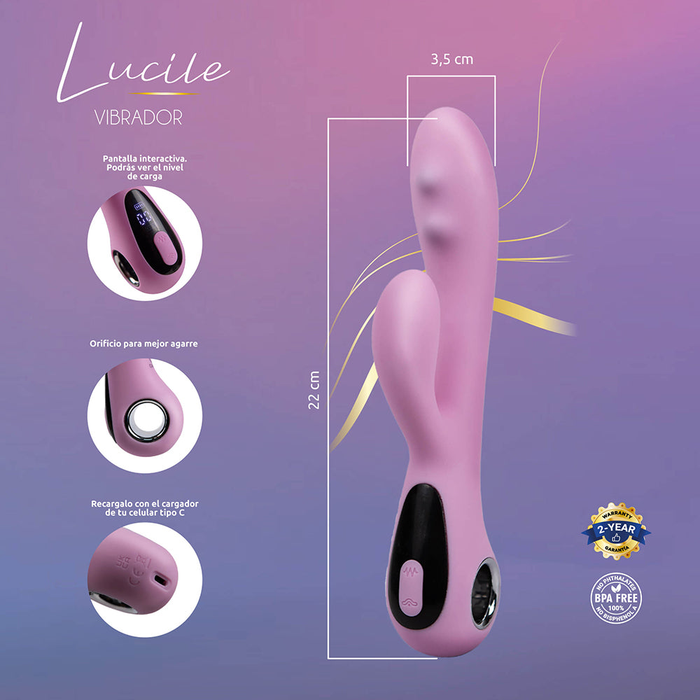 CAMTOYZ - RABBIT VIBRATOR USB-C CHARGING LUCILE