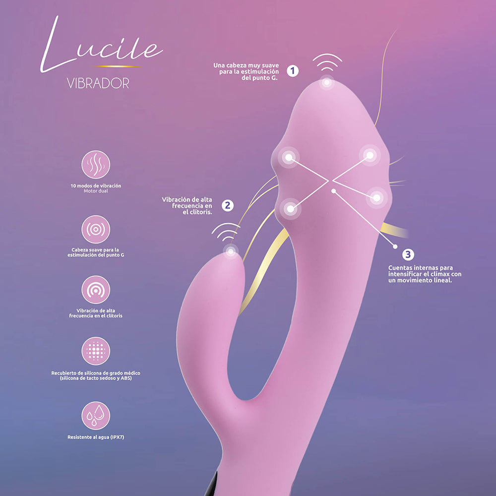 CAMTOYZ - RABBIT VIBRATOR USB-C CHARGING LUCILE