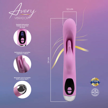 CAMTOYZ - RABBIT VIBRATOR USB-C CHARGING AVERY