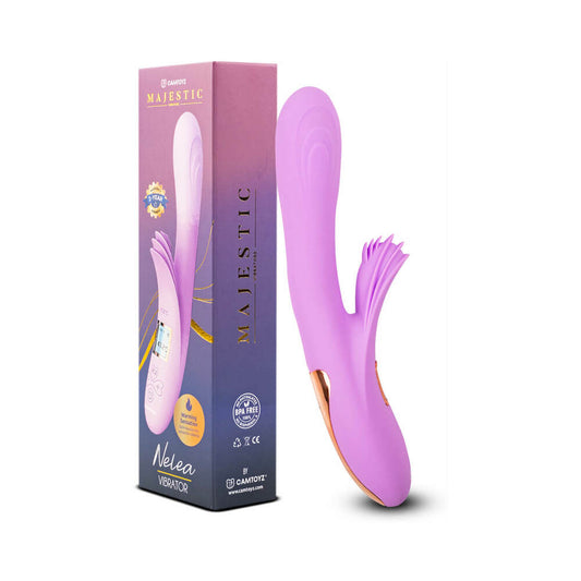 CAMTOYZ - HEATED RABBIT VIBRATOR NELEA