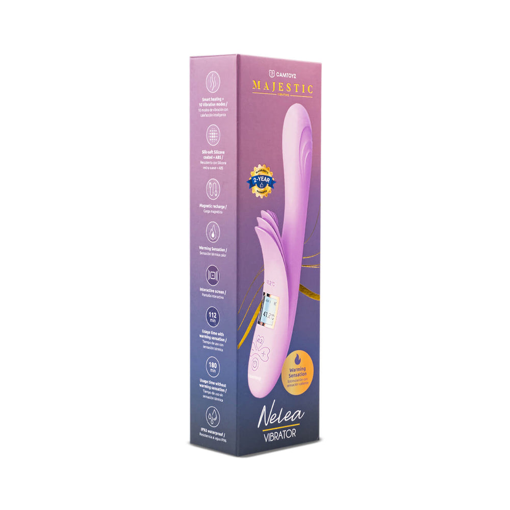 CAMTOYZ - HEATED RABBIT VIBRATOR NELEA