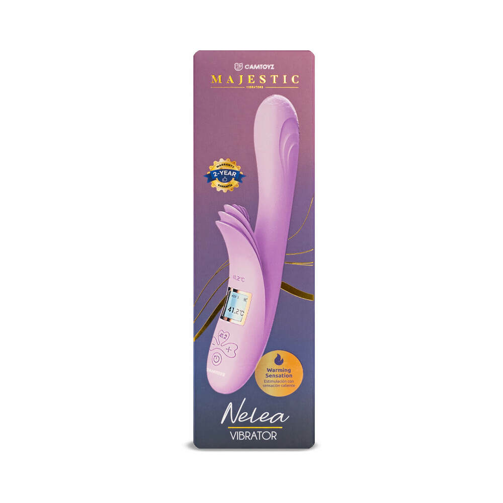 CAMTOYZ - HEATED RABBIT VIBRATOR NELEA