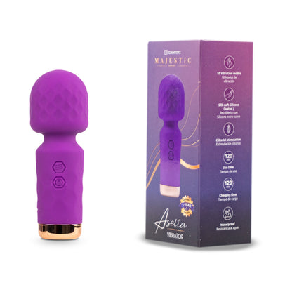CAMTOYZ - MAJESTIC ASELIA MINI WAND VIBRATOR