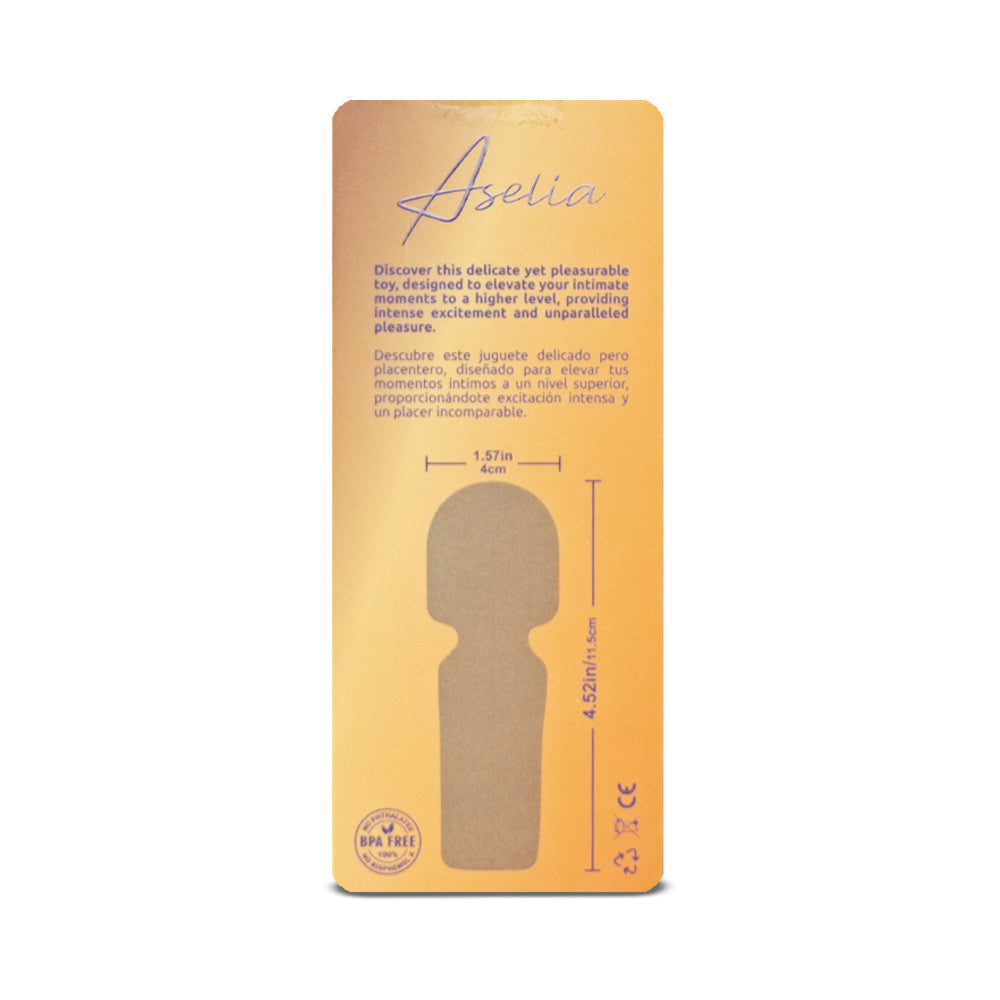 CAMTOYZ - MAJESTIC ASELIA MINI WAND VIBRATOR